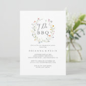 Invitation Wild Multicolor Floral I Do BBQ (Debout devant)