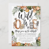 Invitation Wild One 1er anniversaire (Devant)