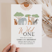 Invitation Wild One 1er anniversaire