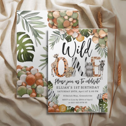 Invitation Wild One 1er anniversaire