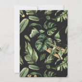 Invitation Wild One 1er anniversaire | Couronne du roi des ob (Dos)