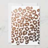 Invitation Wild One Animal Safari premier anniversaire (Dos)