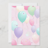 Invitation Wild One Baby Flamant rose 1er anniversaire (Dos)