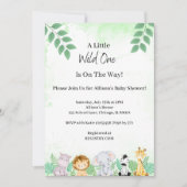 Invitation Wild One Baby shower (Devant)