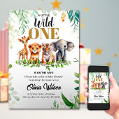 Invitation Wild One Baby shower
