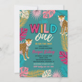 Invitation Wild One Baby shower | Douche Wild One (Devant)