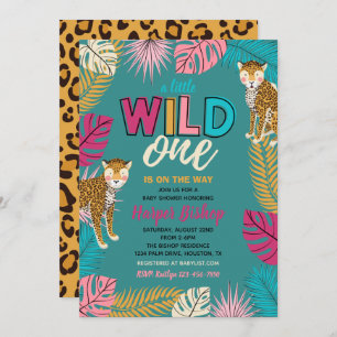 Invitation Wild One Baby shower   Douche Wild One