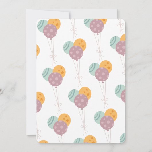 Invitation Wild One Boho Giraffe Boy 1er anniversaire (Dos)