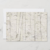 Invitation Wild One boisé animaux garçons 1er anniversaire ph (Dos)