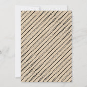 Invitation Wild One Boys Rustic Plaid Lumberjack 1er annivers (Dos)