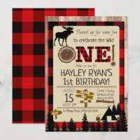 Wild One Buffalo Check Flannel Moose 1er anniversa