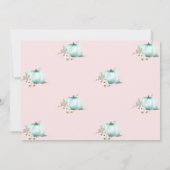 Invitation Wild One, Citrouille, Anniversaire de Boho (Dos)