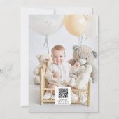 Invitation Wild One Cute Koala 1er Anniversaire Photo Animal (Dos)