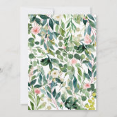 Invitation Wild One Floral Safari Baby shower (Dos)