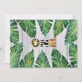 Invitation Wild one girl 1er anniversaire (Dos)