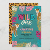 Invitation Wild ONE | Invitation Girl Wild One (Devant / Derrière)