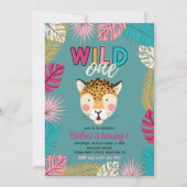 Invitation Wild ONE | Invitations Leopard (Devant)