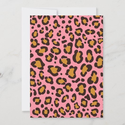 Invitation Wild ONE | Invitations Leopard (Dos)
