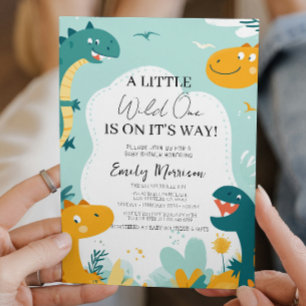 Invitation Wild one is On the Way and baby shower