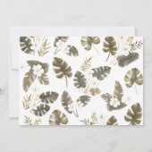 Invitation Wild One Jungle Animals 1st Birthday Party Photo (Dos)