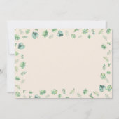 Invitation Wild One Jungle Safari Animals Birthday Photo (Dos)