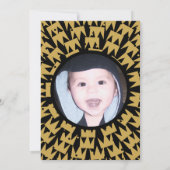 Invitation Wild One King of Things Crown 1st Birthday Photo (Dos)