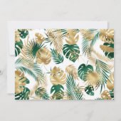 Invitation Wild One Photo Safari 1er anniversaire (Dos)