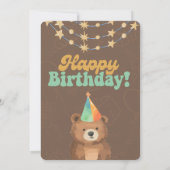 Invitation Wild One : Rejoignez-nous pour un premier annivers (Dos)