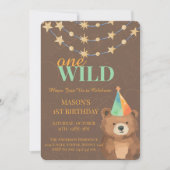 Invitation Wild One : Rejoignez-nous pour un premier annivers (Devant)