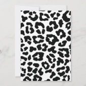 Invitation Wild One Safari Animaux 1er anniversaire (Dos)