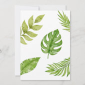 Invitation Wild One Safari Animaux Anniversaire de enfant (Dos)