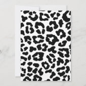 Invitation Wild One Safari Animaux Fille 1er anniversaire fêt (Dos)