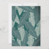 Invitation Wild One Safari Animaux Jungle Garçon 1er annivers (Dos)