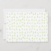 Invitation Wild One Safari Gold Boy Animaux verts Anniversair (Dos)