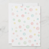 Invitation Wild One Safari Jungle Girl Anniversaire (Dos)