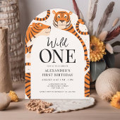 Invitation Wild One Tiger 1er anniversaire