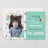 Invitation Wild One Tribal First Birthday (Devant)