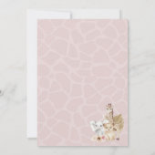 Invitation Wild One Tropical Jungle Boho Baby shower Safari (Dos)