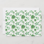 Invitation Wild One Tropical Modern 1er Anniversaire Photo (Dos)