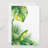 Invitation Wild One Tropical Safari Animals 1st Birthday (Dos)