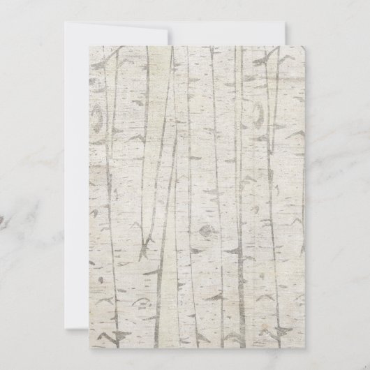 Invitation Wild One woland animaux filles 1ère fête d'anniver (Dos)