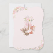 Invitation Wild One, Woodland, Tribal (Dos)