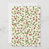 INVITATION WILD STRAWBERRY SWEET BABY BIRTHDAY (Dos)