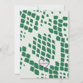 Invitation Wild & Three, Watercolor Jungle Birthday (Dos)