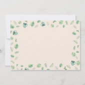 Invitation Wild Two Jungle Safari Animals Birthday Photo (Dos)