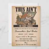 Invitation Wild West Anniversaire Western Cowboy Anniversaire (Devant)