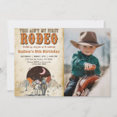 Invitation Wild West Anniversaire Western Cowboy Anniversaire (Devant)