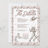 Invitation Wild West Bachelorette Yee Haw (Dos)