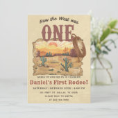 Invitation Wild West Comment L'Occident Était Un Anniversaire (Debout devant)