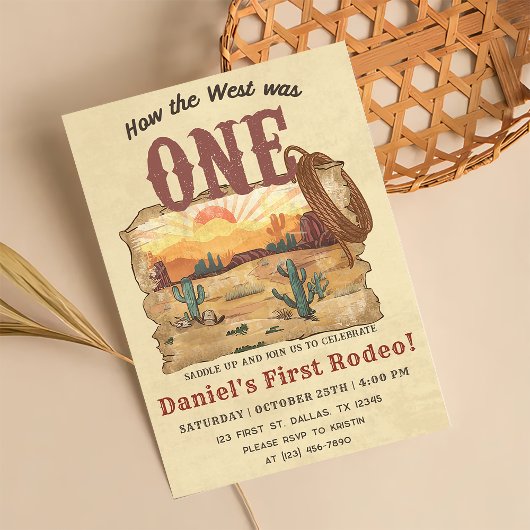 Invitation Wild West Comment L'Occident Était Un Anniversaire
